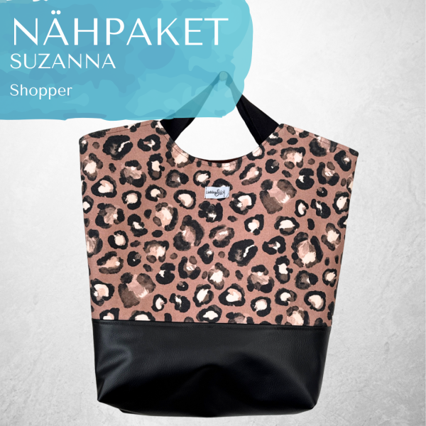Nähpaket Shopper Suzanna Leo Schwarz