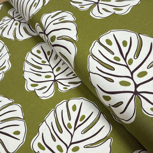 Canvas Blatt Monstera Grün