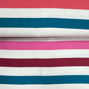 Canvas Streifen Bunt