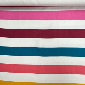 Canvas Streifen Bunt