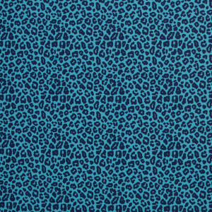 Baumwolle Leoni Leo Türkis Navy