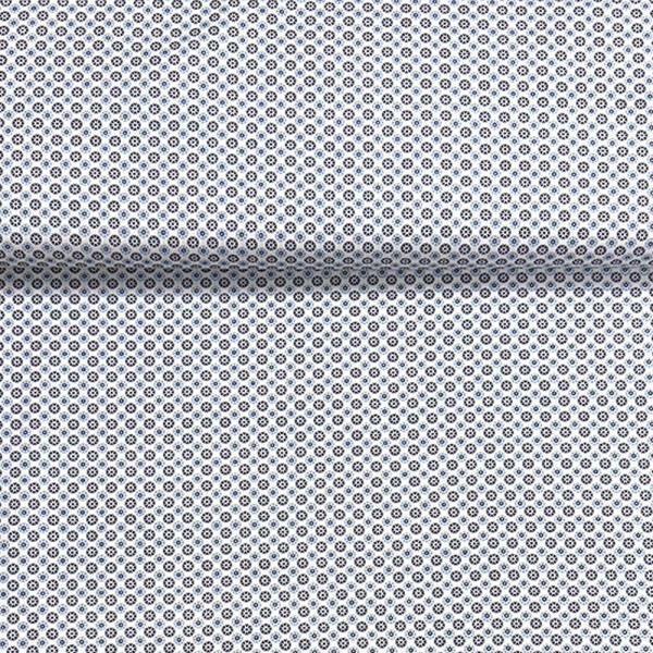 Baumwolle Mini Muster Blau