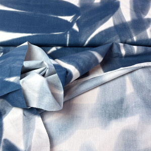 Baumwolle Webware Hilco Grenoble Blau