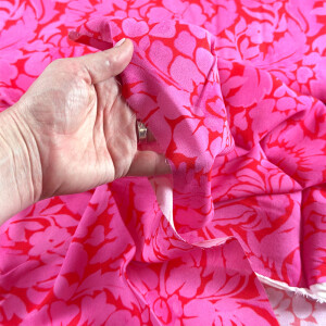 Hilco Viskose Webware Happy Pink