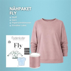 Nähpaket Shirt Fly Altrosa