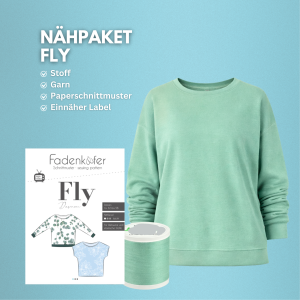 Nähpaket Shirt Fly Mildes Grün