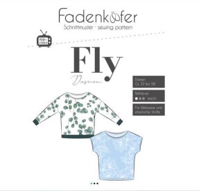 Nähpaket Shirt Fly Schokobraun