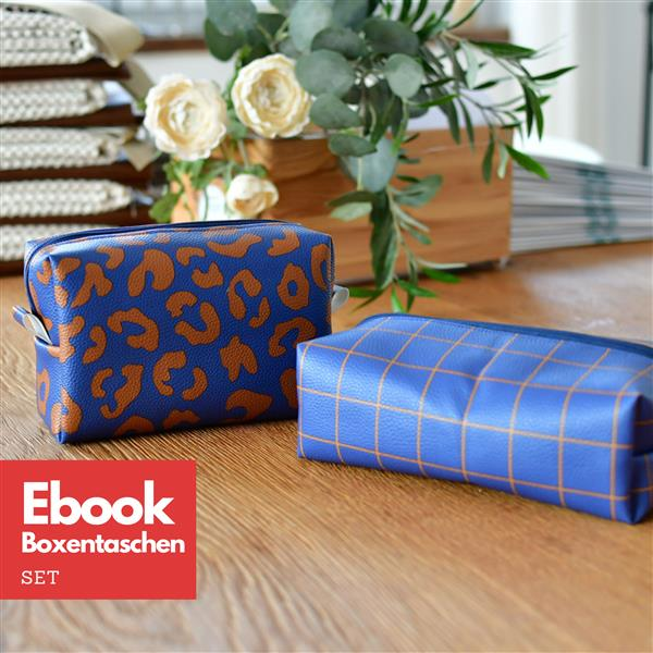 Ebook Boxentaschen Set- Kulturtasche & Kosmetiktasche