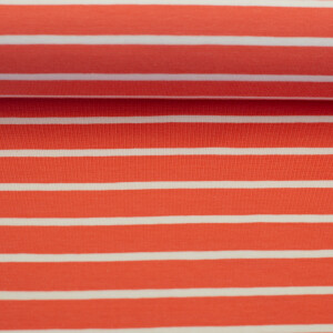 Jersey Streifen Isa Koralle