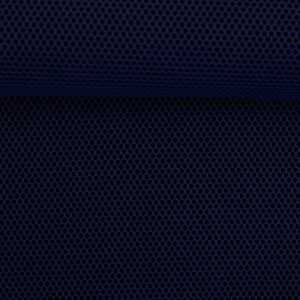 Mesh Stoff 3D Wabenstruktur Dunkelblau-Schwarz