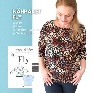 Nähpaket Shirt Fly Leo