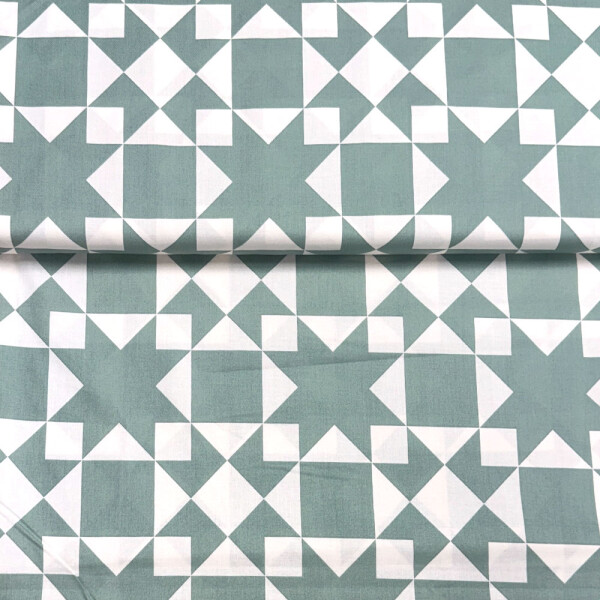 Baumwollstoff Sawtooth Jade – Perfect Points II | Whistler Studios | Windham Fabrics