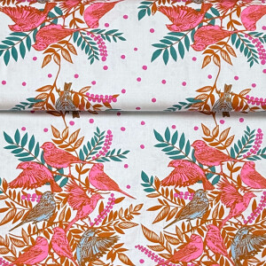 Baumwollstoff Bright Eyes Visitation Seafoam – Anna...