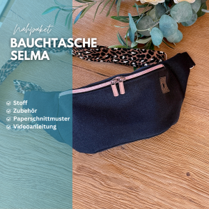 Nähpaket Selma Bauchtasche Crossbag Leo