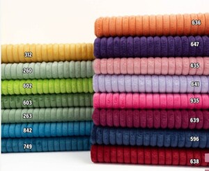 Cord Samt Rippe Wanja Limited Türkis 842