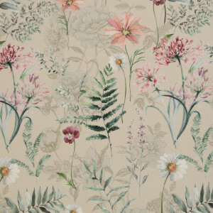 Canvas Laura Blumen Beige