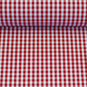 Baumwolle Vichy 3mm Karo Rot