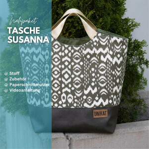 Nähpaket Shopper Suzanna Khaki Olive
