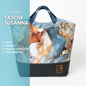 Nähpaket Shopper Suzanna Oxford Petrol
