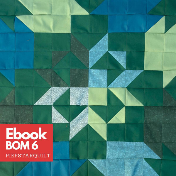 6 Ebook Piepstarquilt, BOM 6