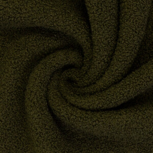 Teddy Fleece Balou Khakigrün mit Fleece-Abseite...
