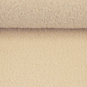 Teddy Fleece Balou Creme mit Fleece-Abseite –...