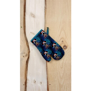 Unikat Ofenhandschuh Ophelia – Fancy Deer Teal