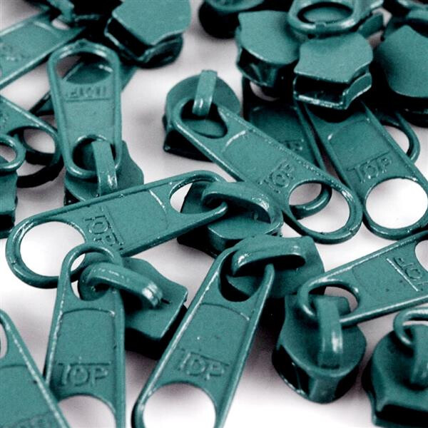 Schieber für endlos Reissverschlüsse 3mm Petrol
