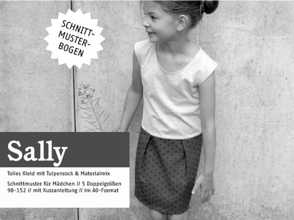 251 Papierschnittmuster Schnittreif Kinder MÃ¤dchen Sally Kleid